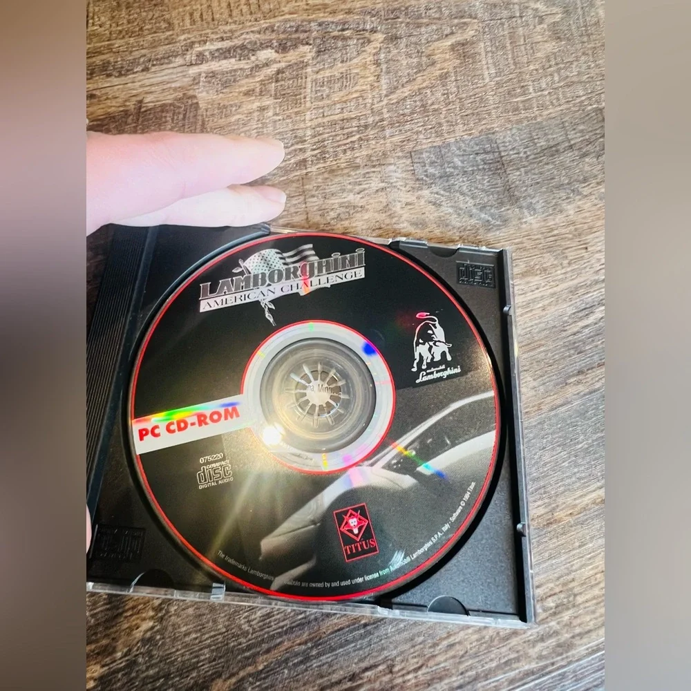 Lamborghini: American Challenge – MS-DOS CD-ROM (Titus Interactive, 1990s)